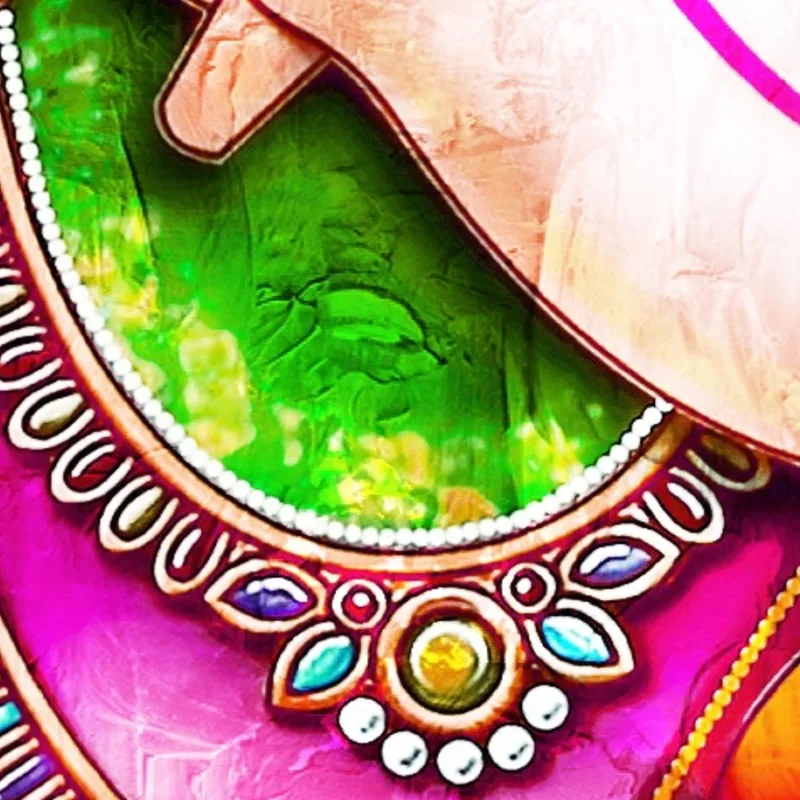 Canvas wall art ganesha divine blessing