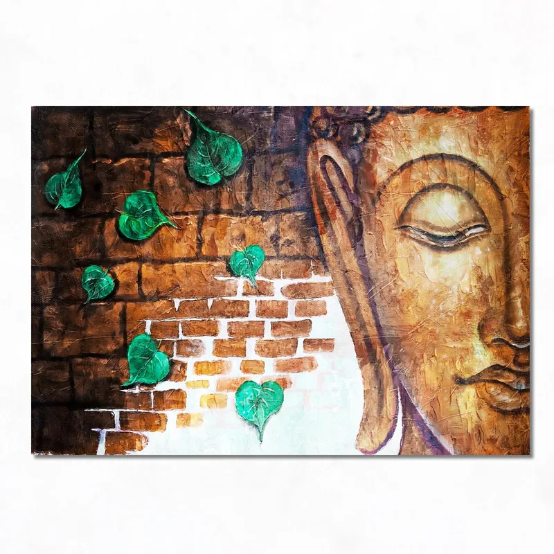 Arte Murale Buddha quadro moderno su tela