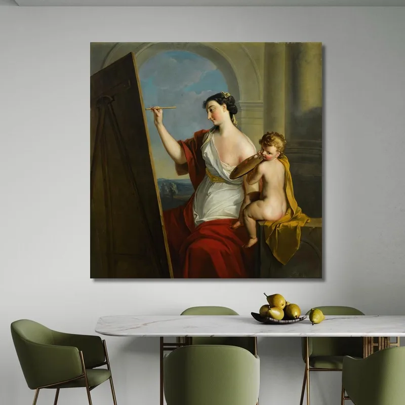 Alegoría De La Pintura Philippe Mercier