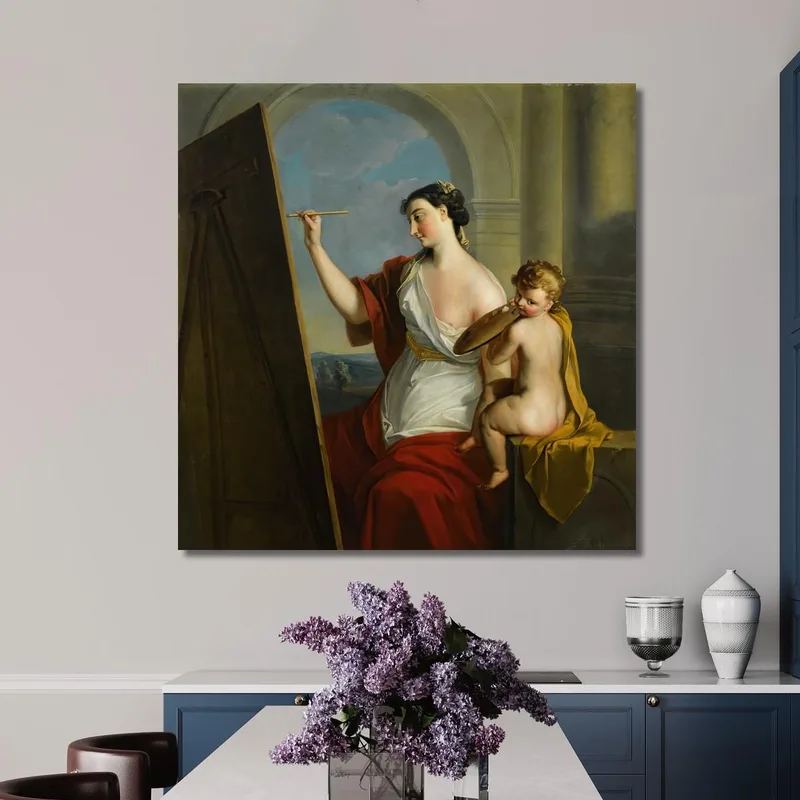 Alegoría De La Pintura Philippe Mercier