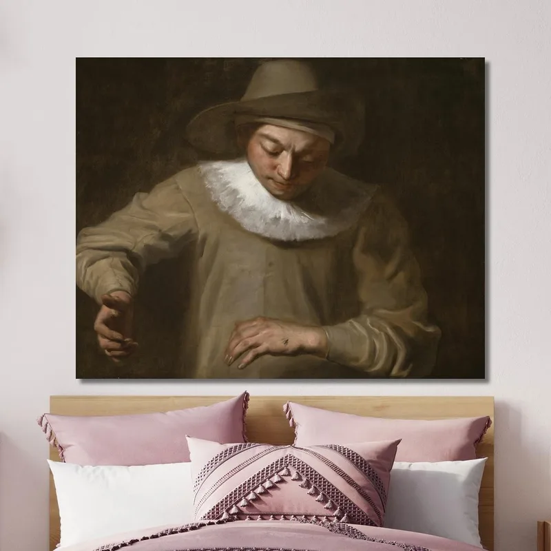 Pierrot Catching A Fly Philippe Mercier