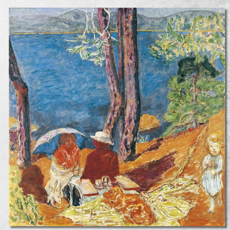 Am Meer Unter Den Pinien Pierre Bonnard drucken auf leinwand