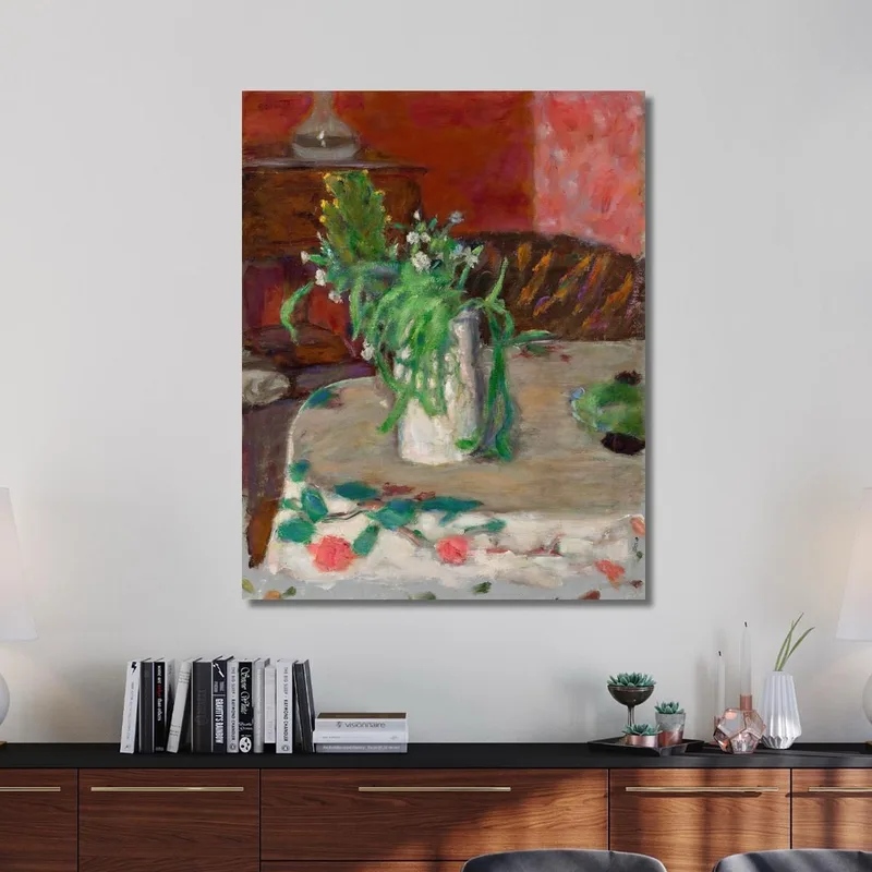 Fleurs Et Carafe Pierre Bonnard