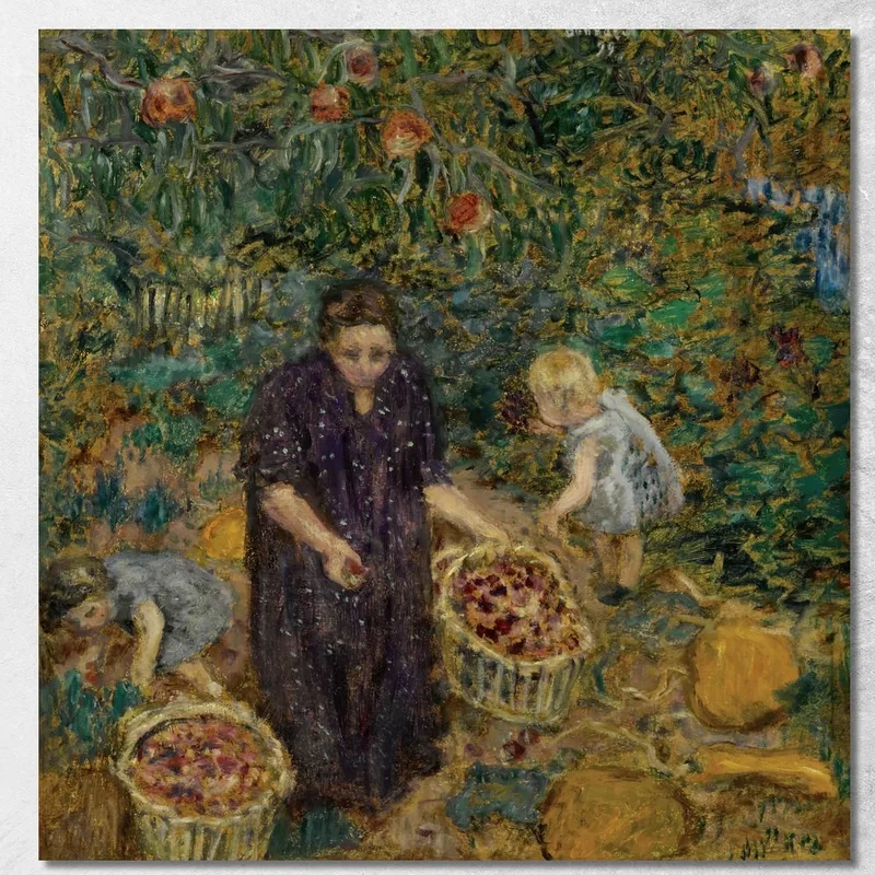 Obstpflücken Pierre Bonnard drucken auf leinwand