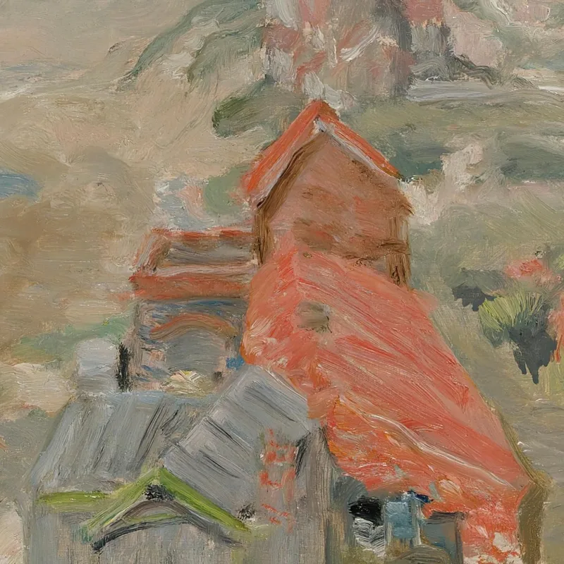 The House By The Road Or Houses On The Cliff Pierre Bonnard