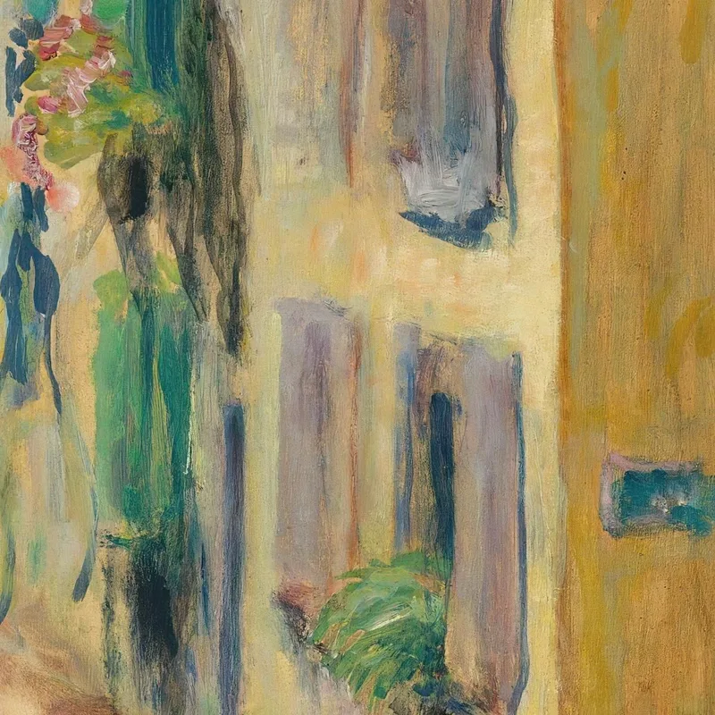 The Street With Green Shutters Pierre Bonnard
