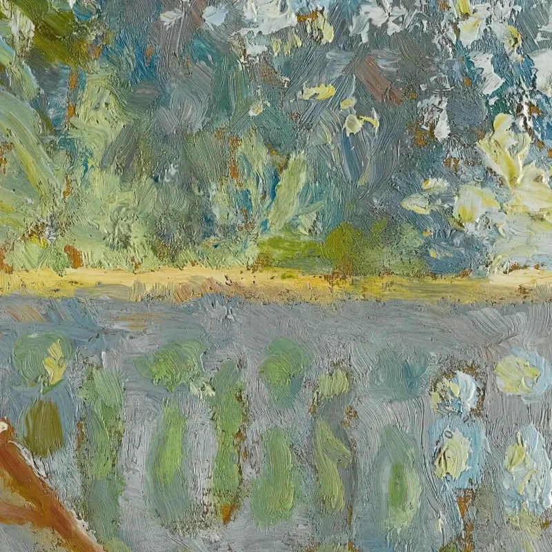 Der Balkon Und Der Sonnenschirm Pierre Bonnard