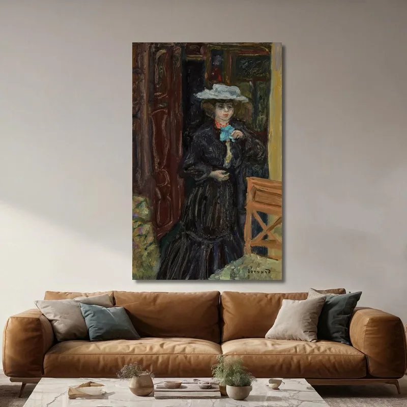 Martha In The White Hat Pierre Bonnard
