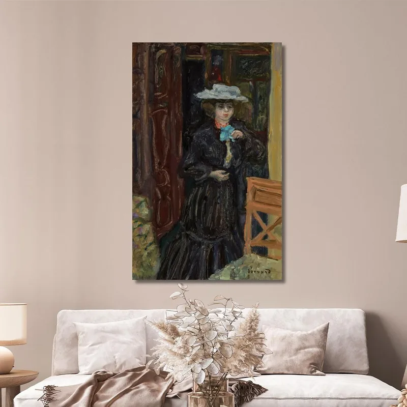 Martha In The White Hat Pierre Bonnard