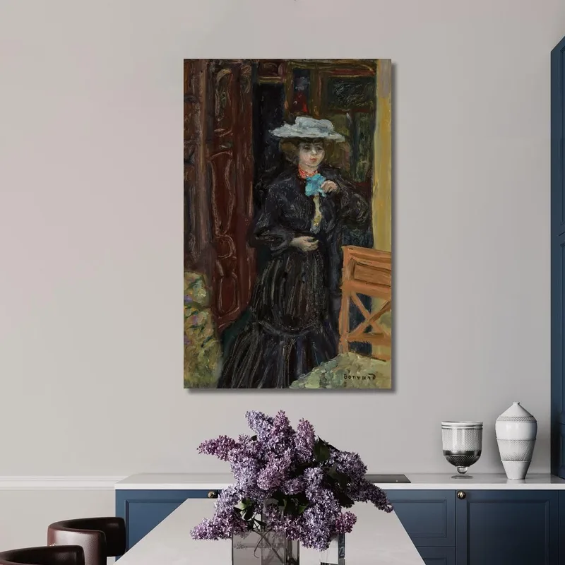 Martha In The White Hat Pierre Bonnard