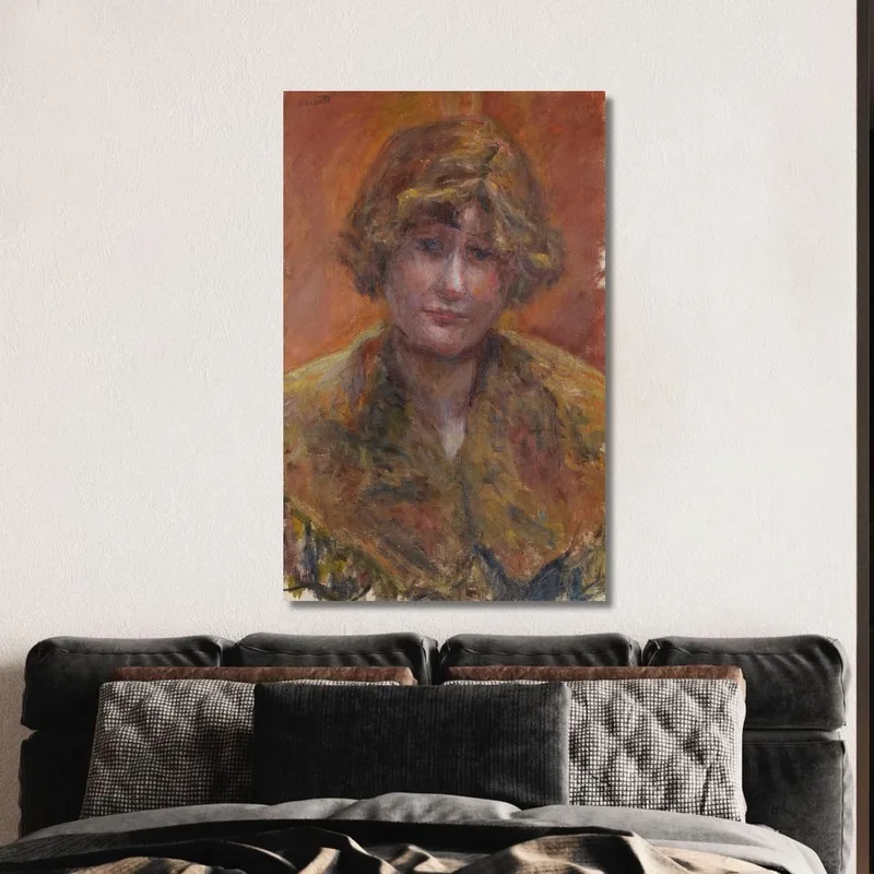 Portrait Of A Young Girl Study Pierre Bonnard