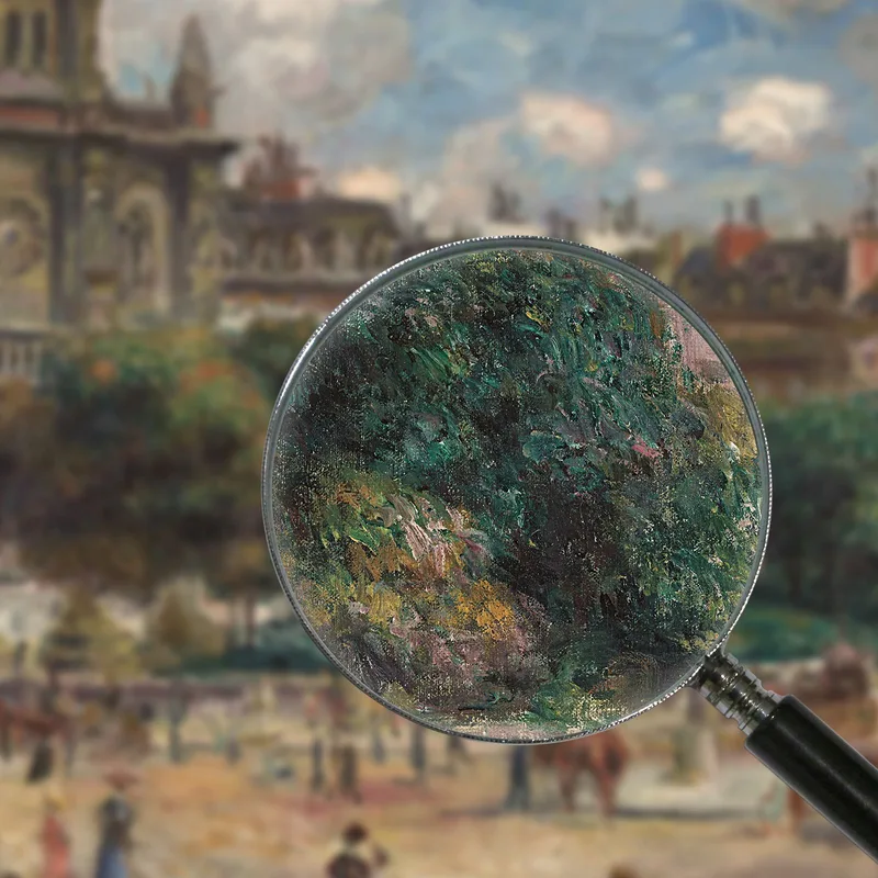 Plaza De La Santa Trinidad En París Pierre-Auguste Renoir