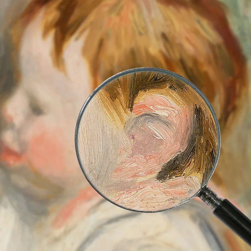 Child'S Head Profile Left Pierre-Auguste Renoir