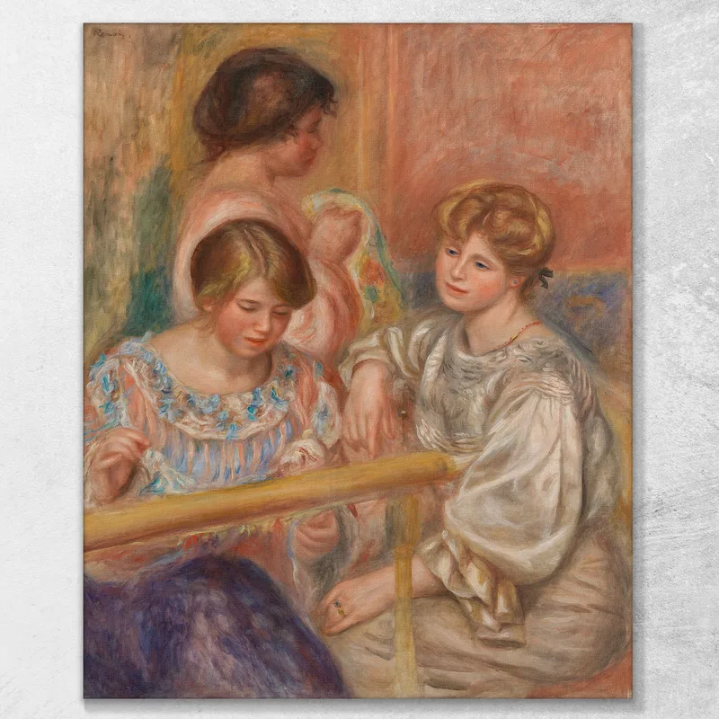 Bordadoras Pierre-Auguste Renoir
