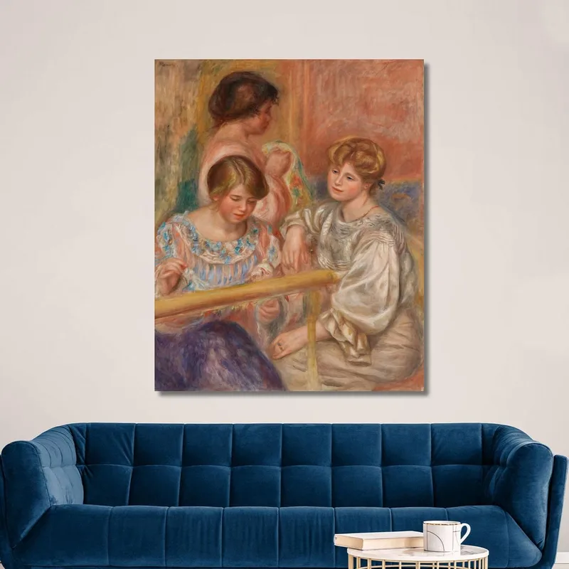 Bordadoras Pierre-Auguste Renoir