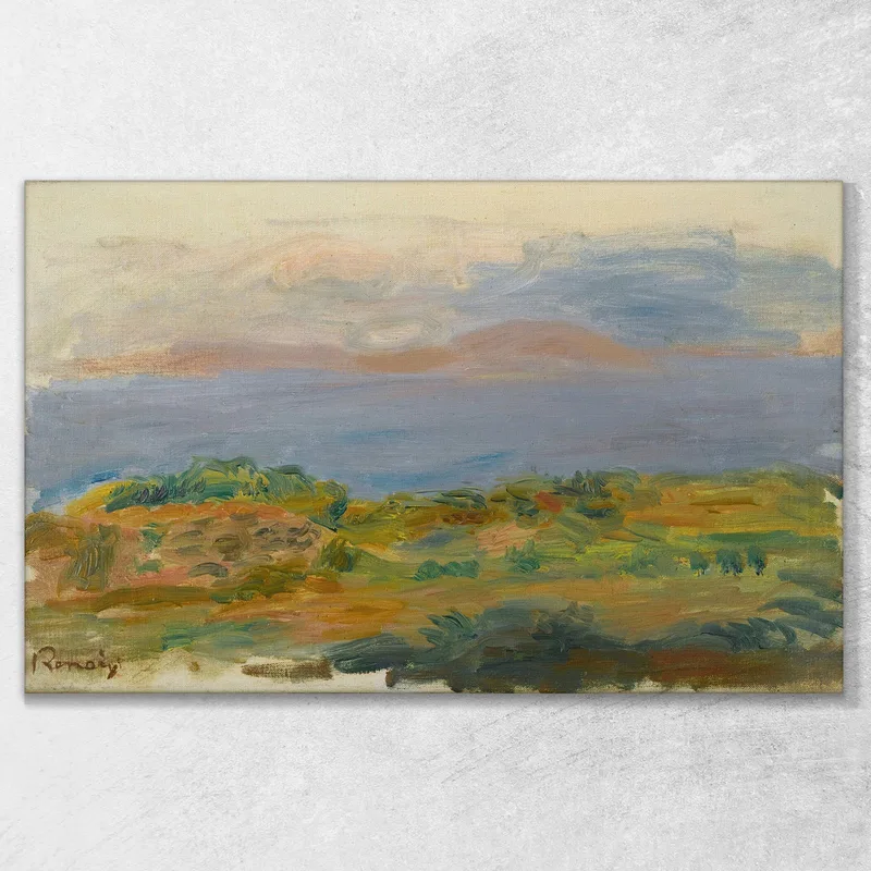 Scogliera Verde E Mare Pierre-Auguste Renoir