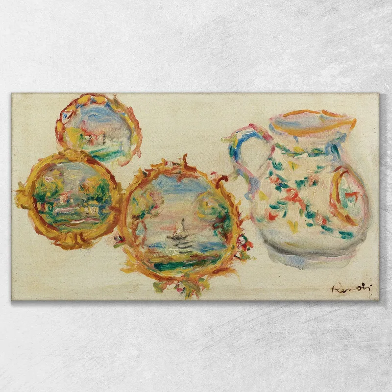 Decorated Earthenware Pierre-Auguste Renoir