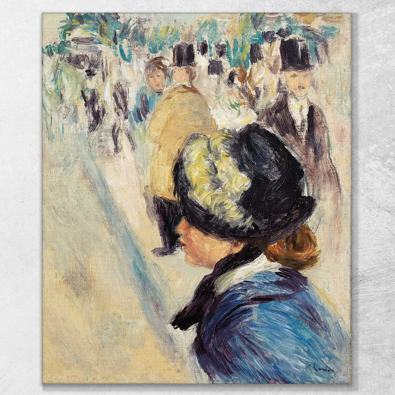 Place Pigalle Study Pierre-Auguste Renoir