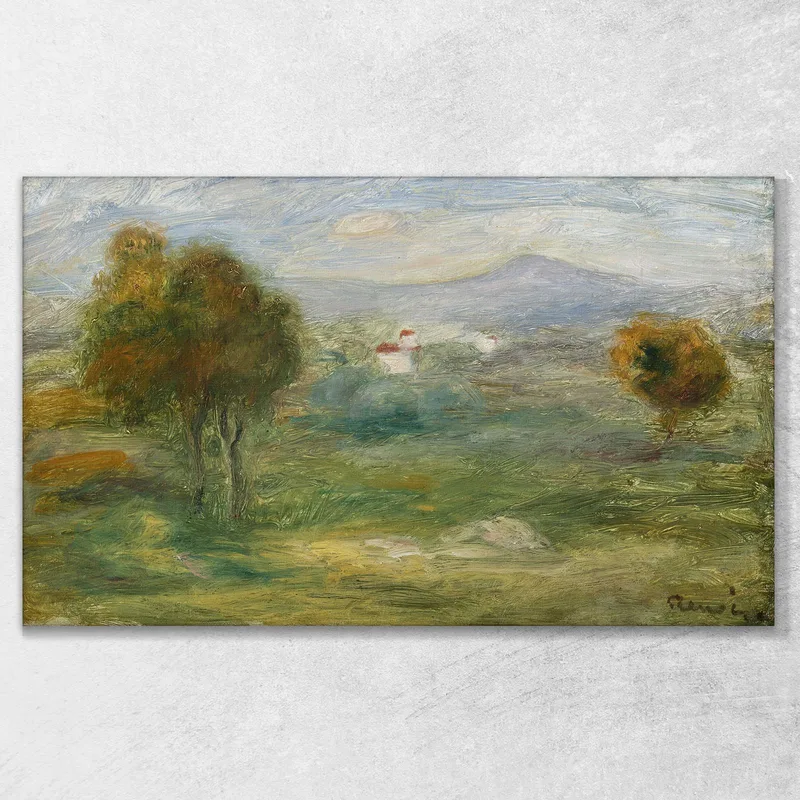 Paisaje Con Casas En Cagnes-Sur-Mer Pierre-Auguste Renoir