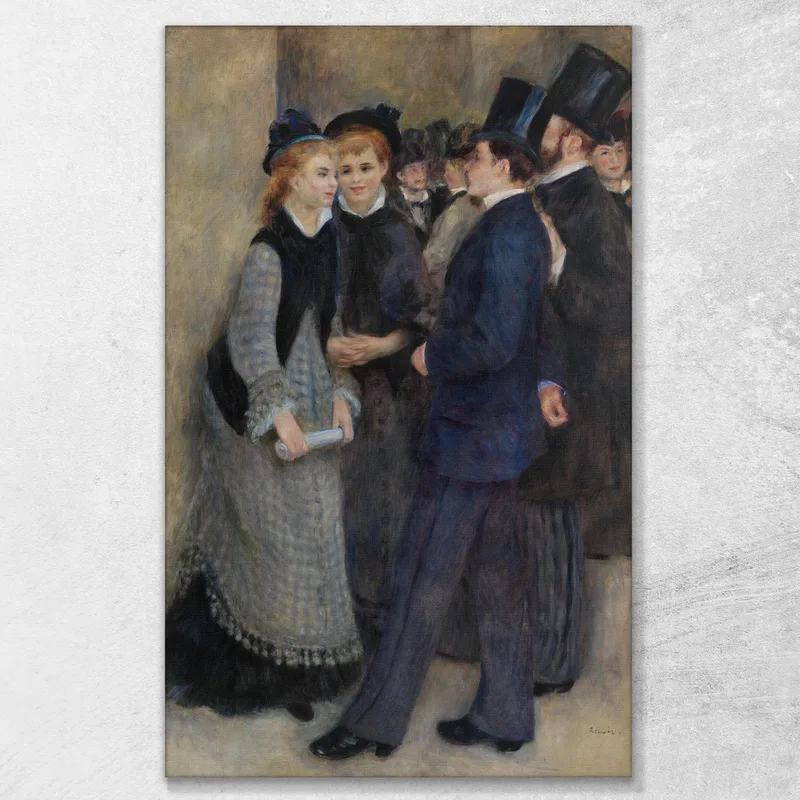 Leaving The Conservatory Pierre-Auguste Renoir