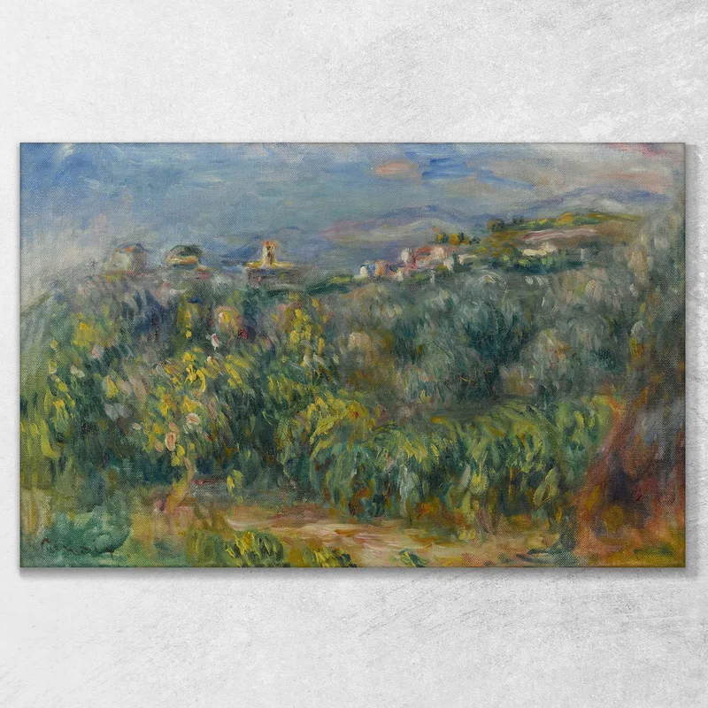 Paysages De Provence Cagnes Pierre-Auguste Renoir