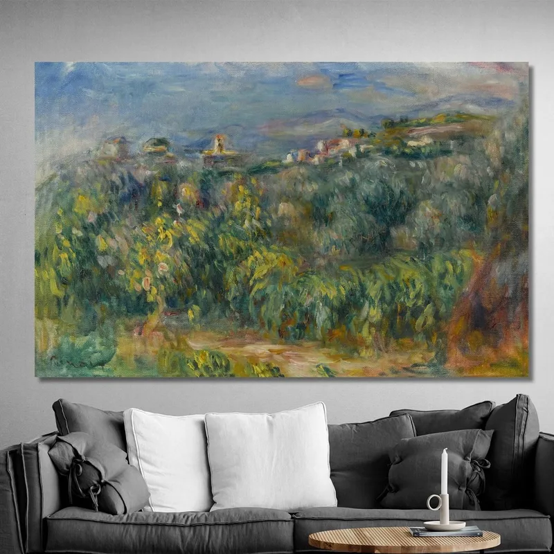 Paysages De Provence Cagnes Pierre-Auguste Renoir