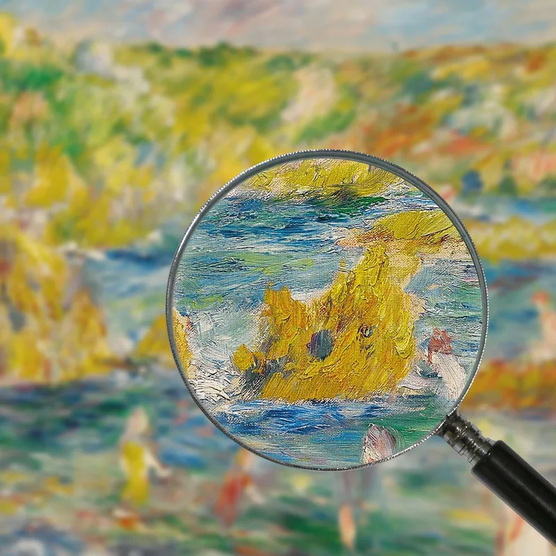 Guernsey Rocks Con Figure Sulla Spiaggia A Guernsey Pierre-Auguste Renoir