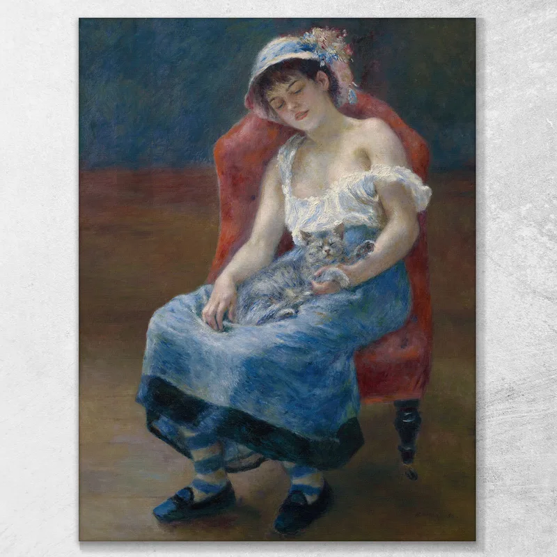 Chica Durmiente Pierre-Auguste Renoir