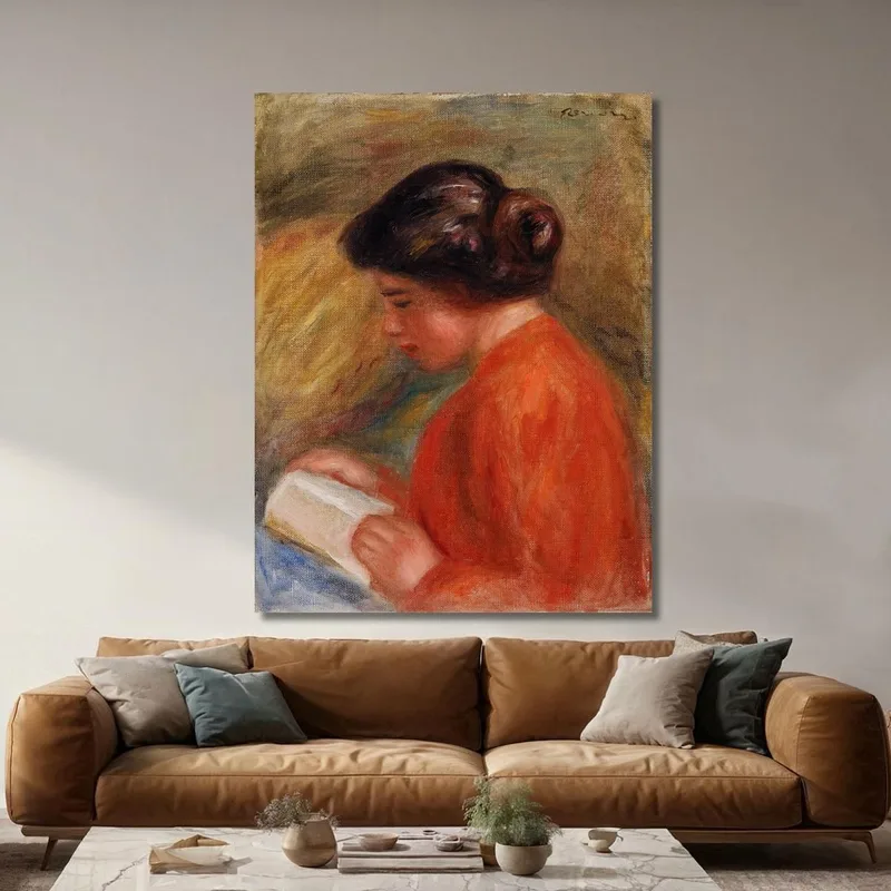 Young Woman Reading Pierre-Auguste Renoir