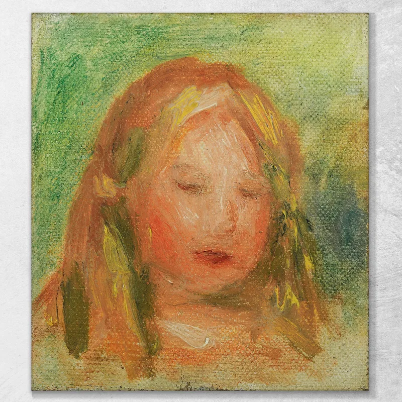 Estudio De La Cabeza Del Niño Coco Pierre-Auguste Renoir