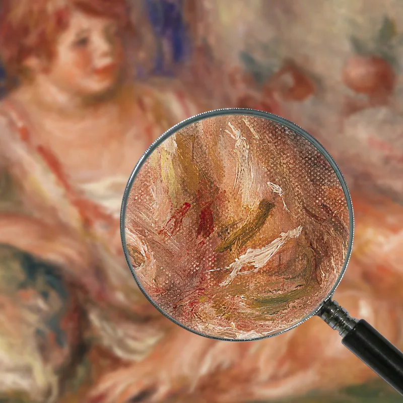 Andrée En Rosa Reclinada Pierre-Auguste Renoir