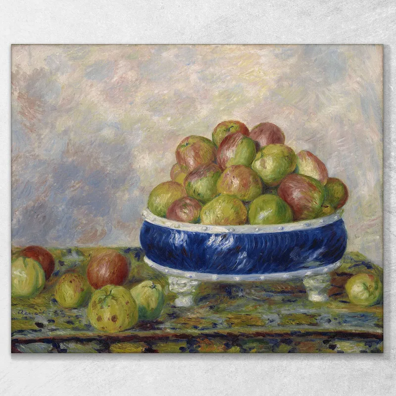 Manzanas En Un Plato 1883 Pierre-Auguste Renoir