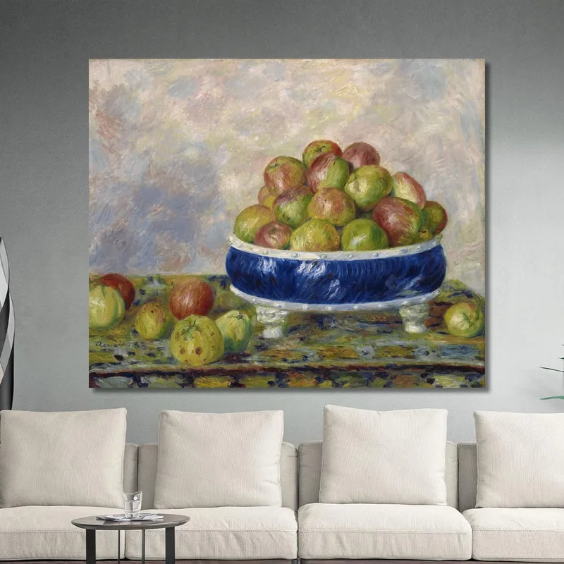 Manzanas En Un Plato 1883 Pierre-Auguste Renoir