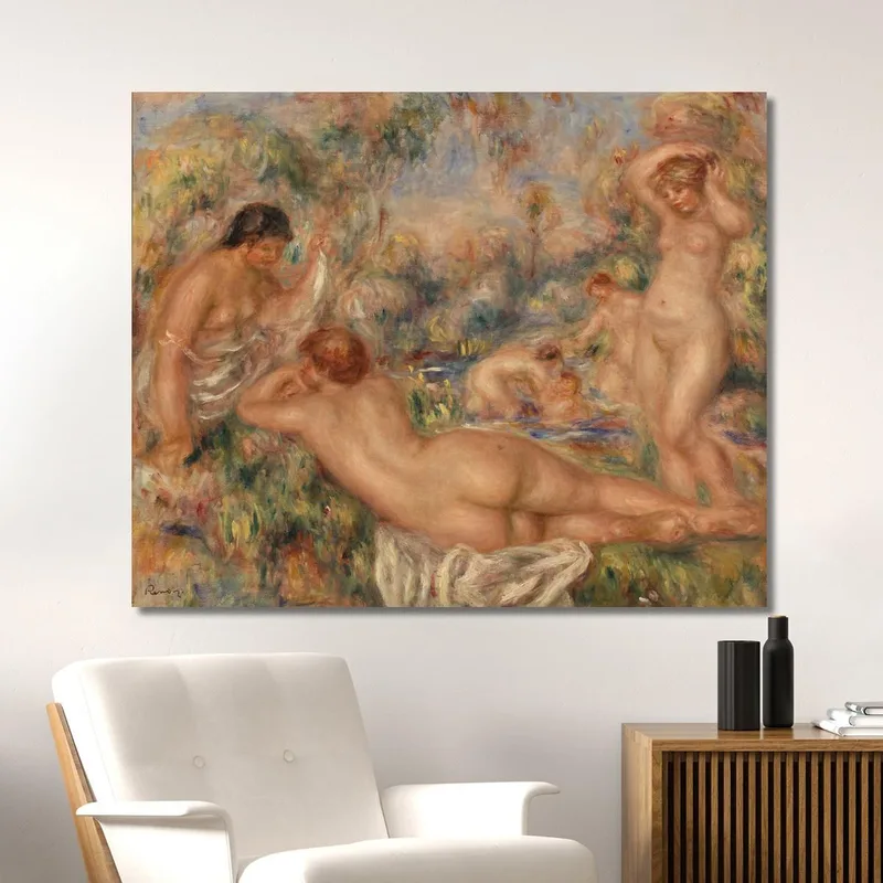 Bañistas Pierre-Auguste Renoir