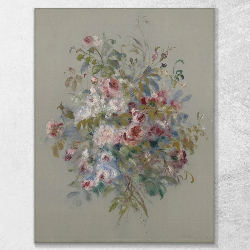 Bouquet Of Roses Pierre-Auguste Renoir