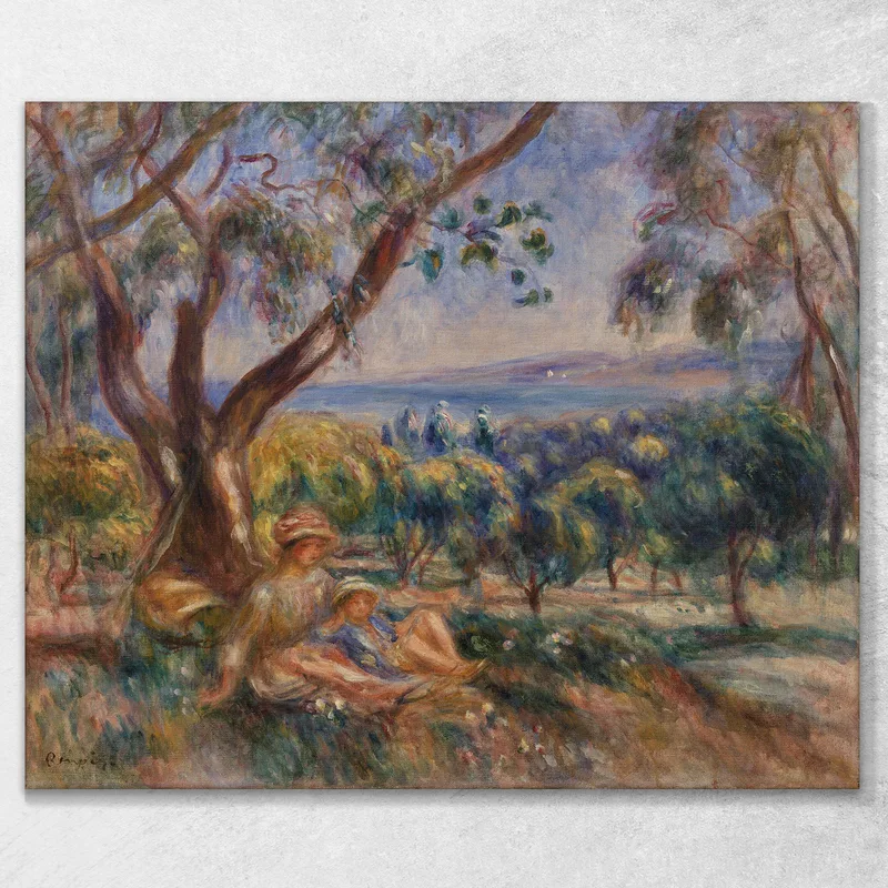 Paesaggio Con Figure Vicino A Cagnes Pierre-Auguste Renoir