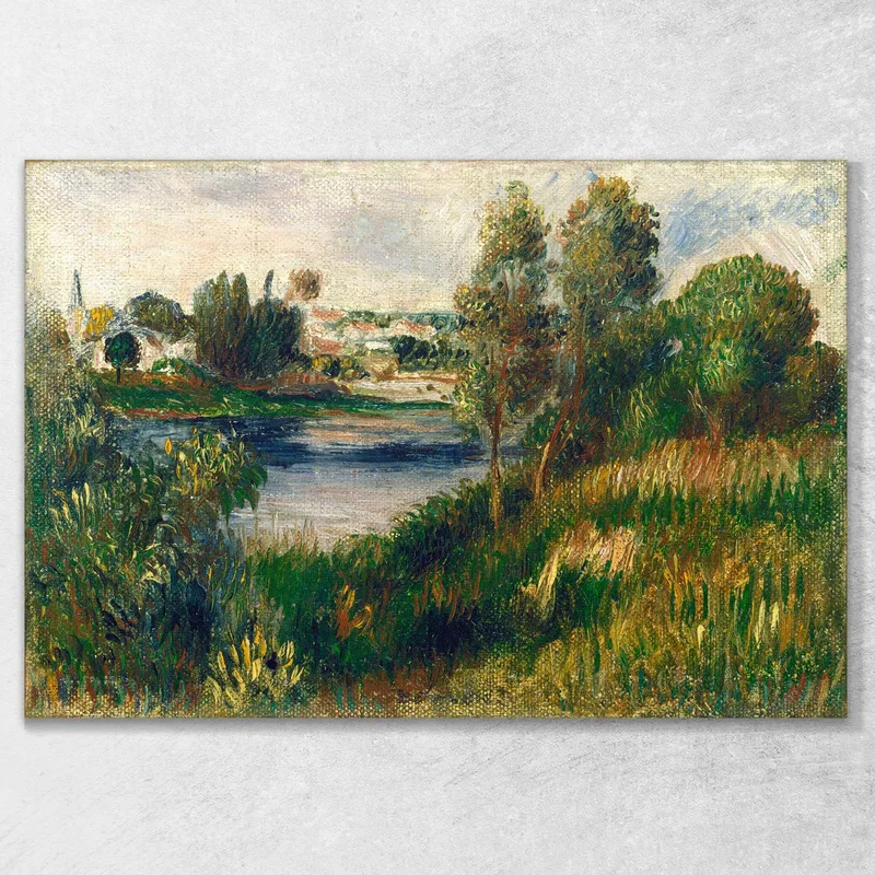 Landscape At Vétheuil Pierre-Auguste Renoir