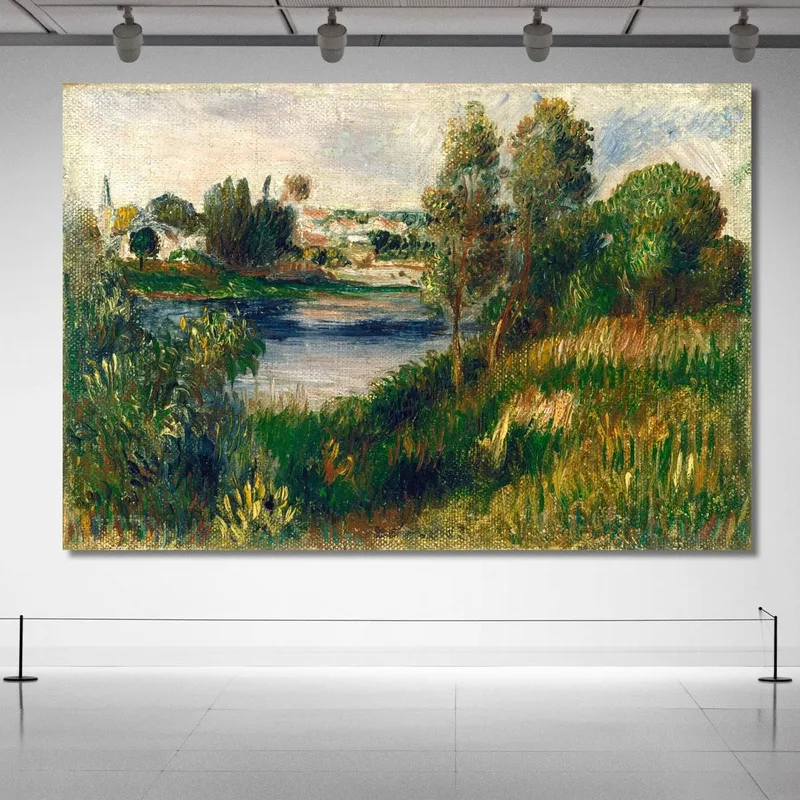 Landscape At Vétheuil Pierre-Auguste Renoir