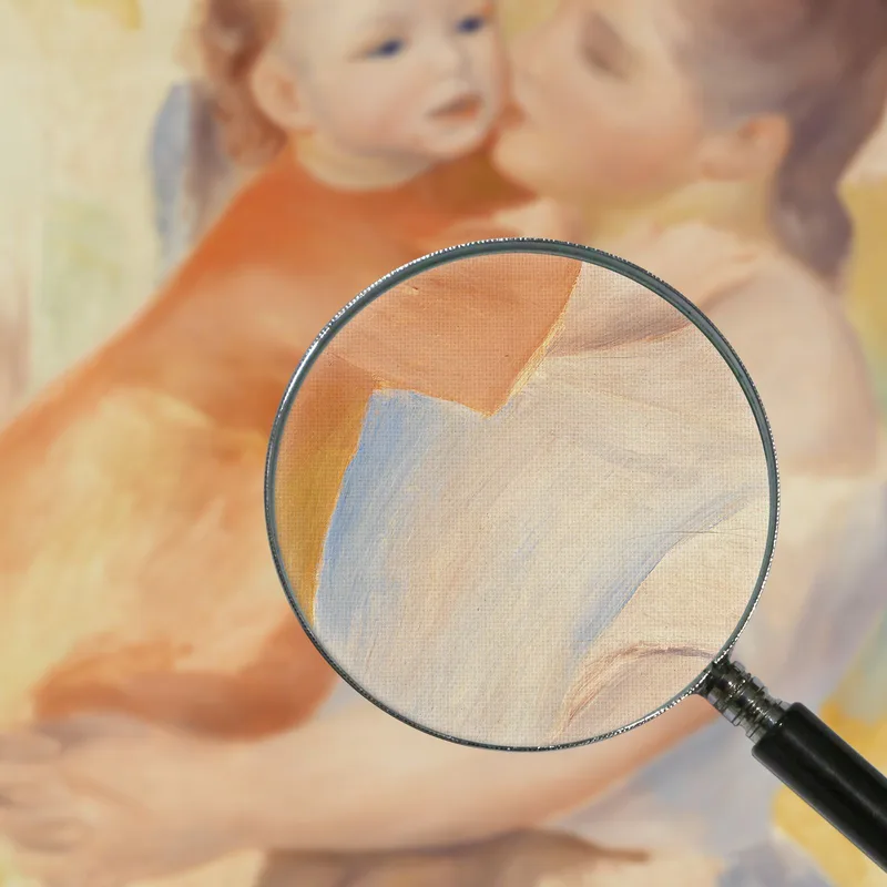 Lavandière Et Enfant Pierre-Auguste Renoir