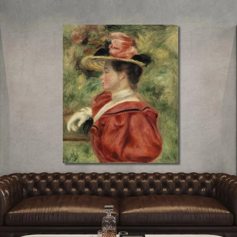 Mujer Con Guante Pierre-Auguste Renoir