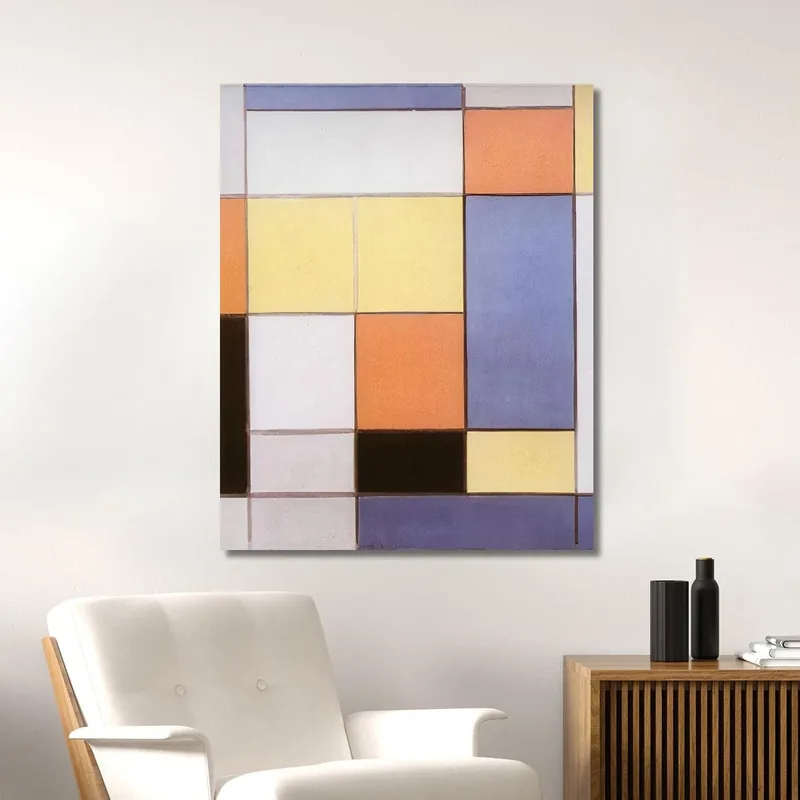 Composición B Piet Mondrian