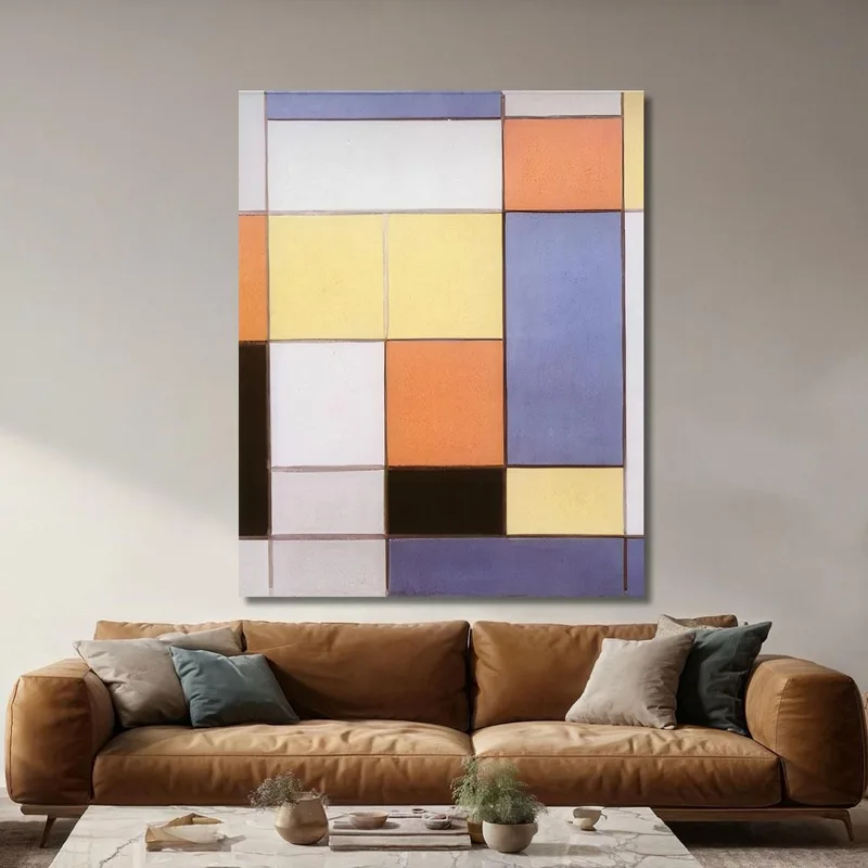 Composición B Piet Mondrian