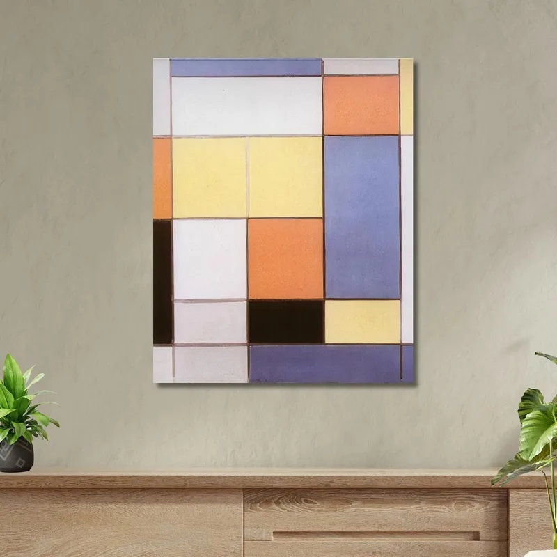 Composición B Piet Mondrian
