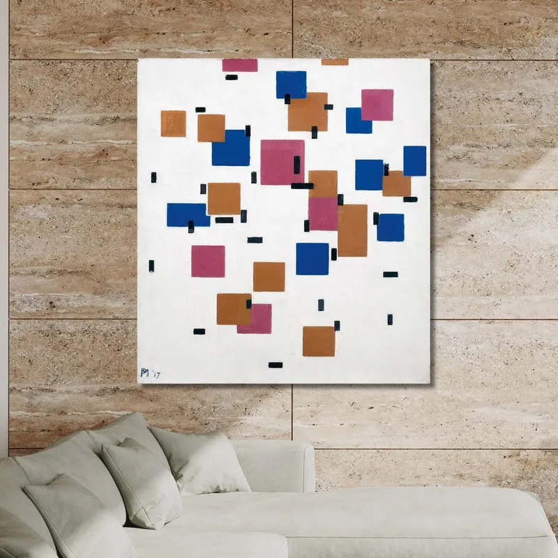 Composición En Color A Piet Mondrian