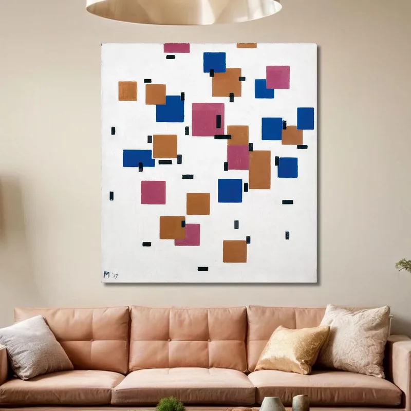 Composición En Color A Piet Mondrian