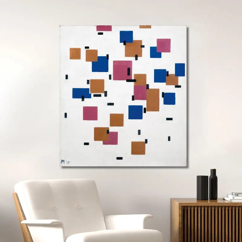Composición En Color A Piet Mondrian