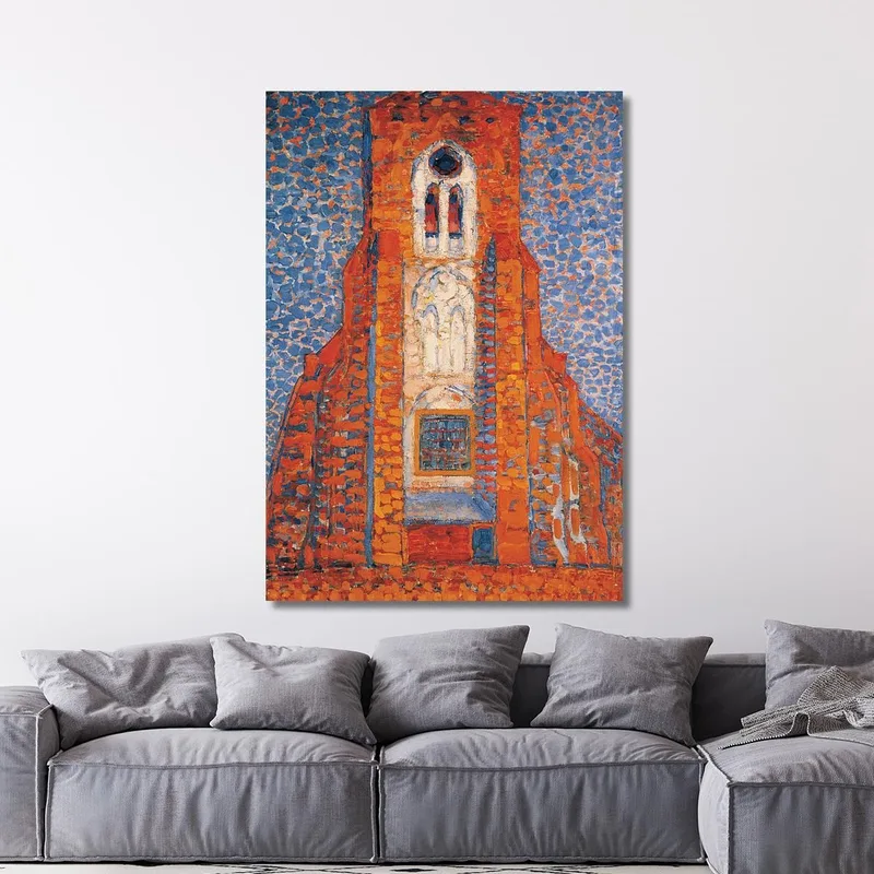 Iglesia Del Sol En Zelanda Fachada De La Iglesia De Zoutelande Piet Mondrian