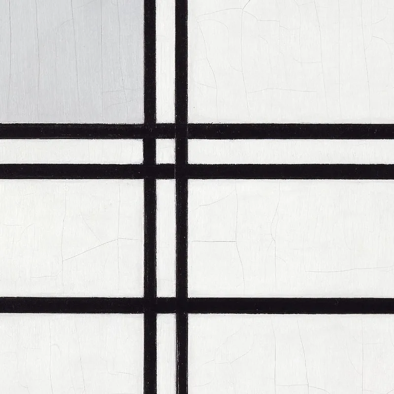 Composition No 1 Gray-Red Piet Mondrian