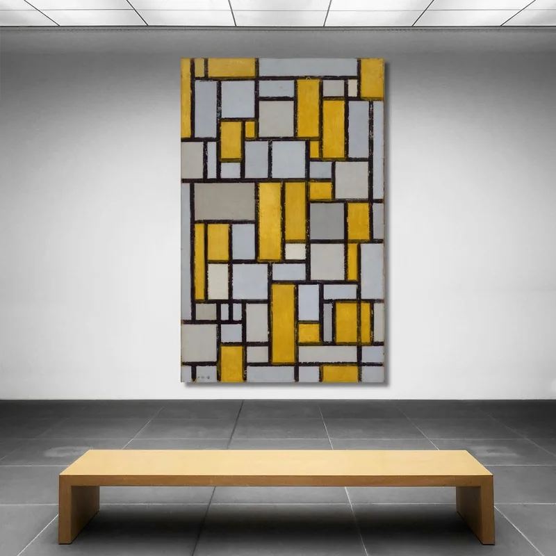 Composizione Con Griglia 1 Piet Mondrian