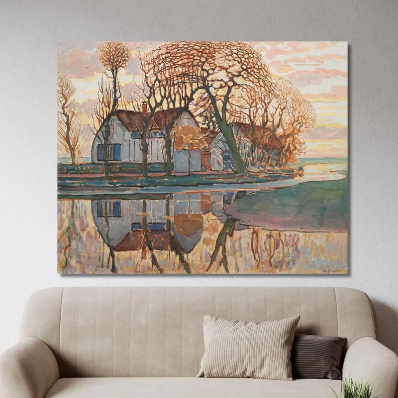 Granja Cerca De Duivendrecht Piet Mondrian